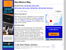 Tablet Screenshot of new-mexico-map.org